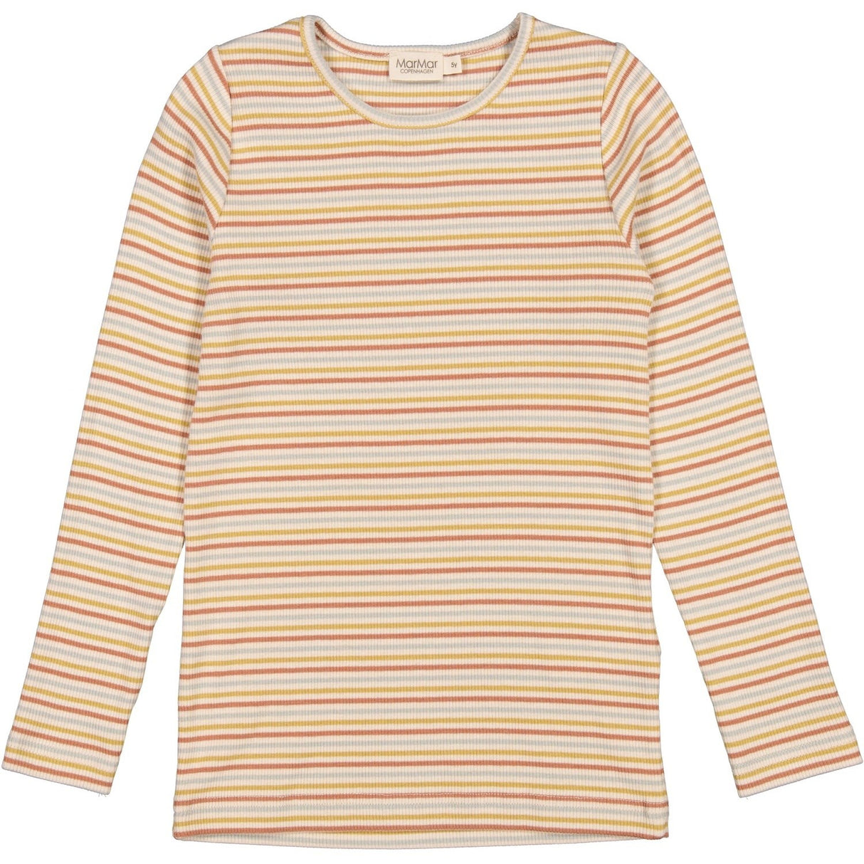 MarMar Modal Rib Autumn Stripe Mix Tani Bluse