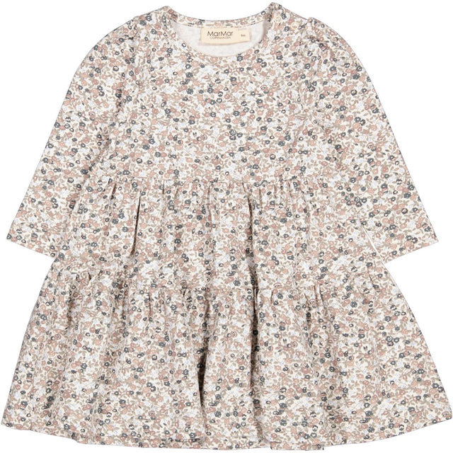 MarMar Jersey Print Deep Peony Dolly Kjole