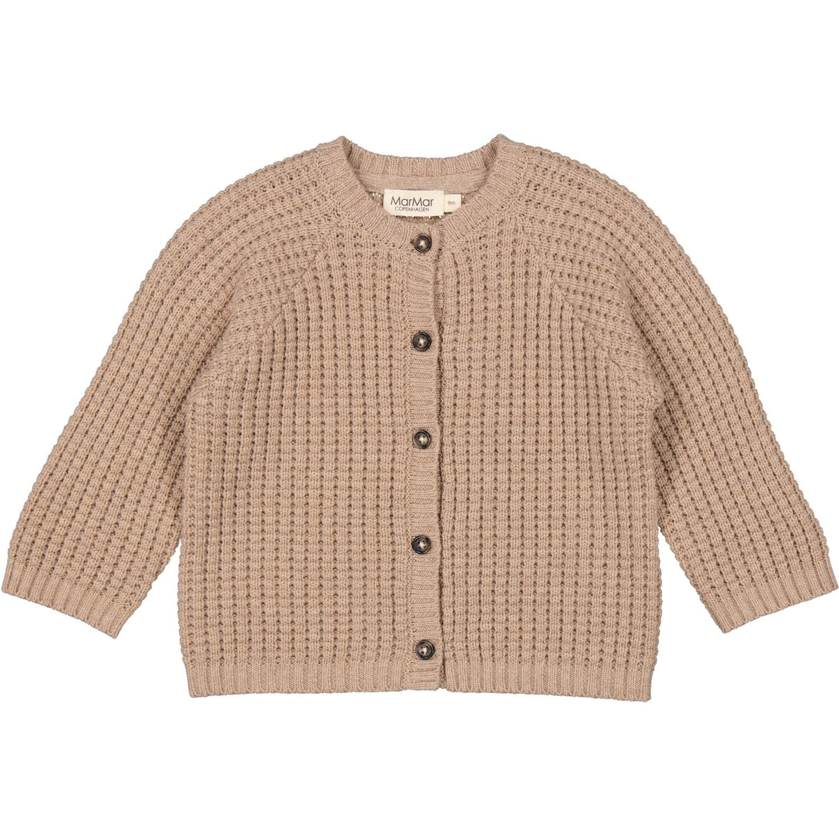 MarMar Light Cotton Wool Driftwood Taki Strik Cardigan