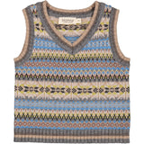 MarMar Light Cotton Wool Fair Isle Taj B Strik Vest