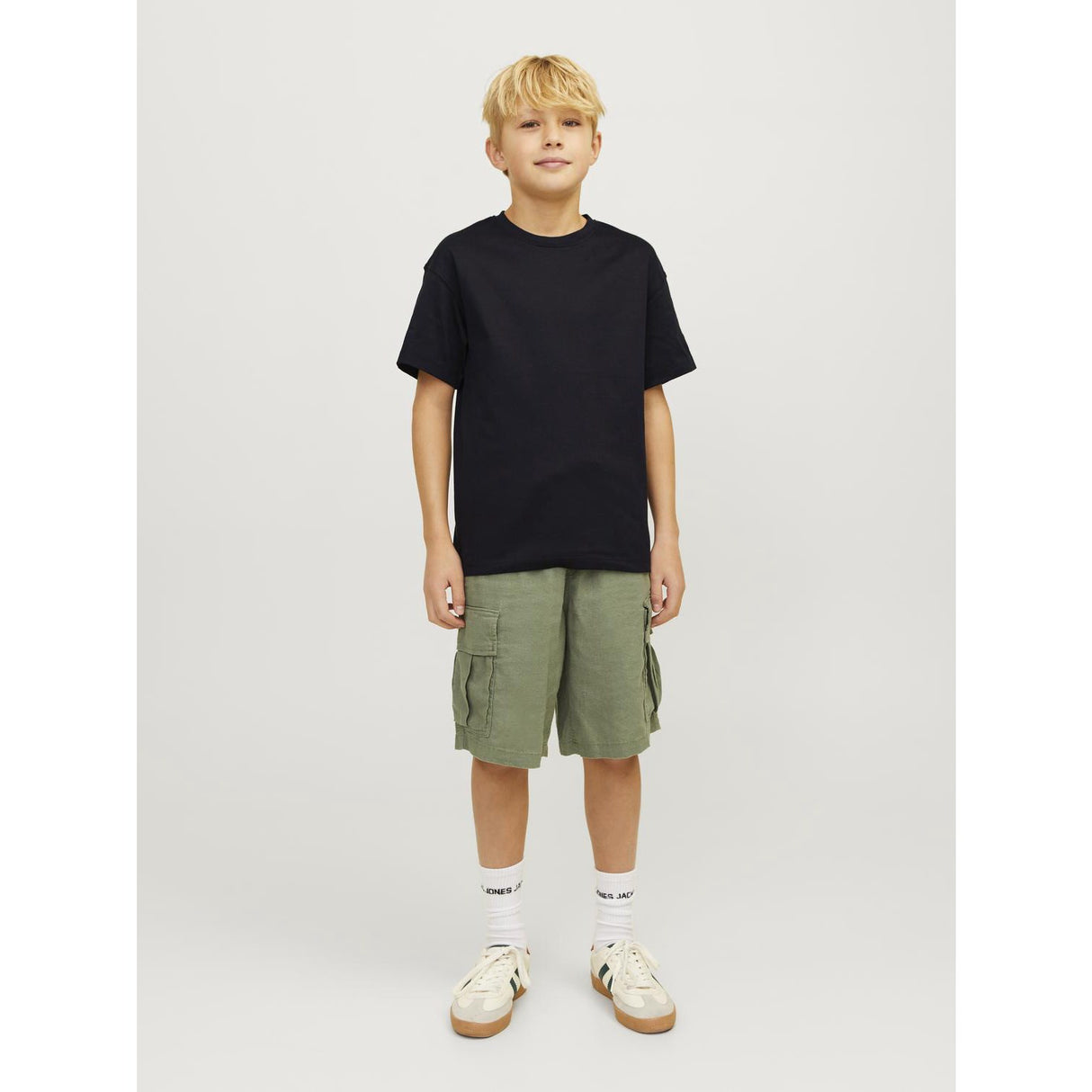 Jack & Jones Junior Black Eurban Edge T-Shirt Noos