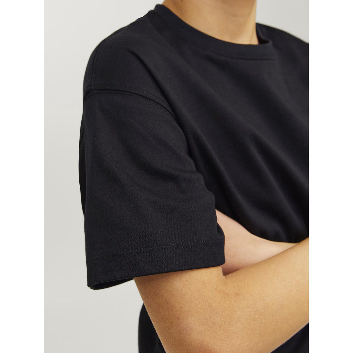 Jack & Jones Junior Black Eurban Edge T-Shirt Noos