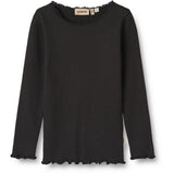 Wheat Black Rib Blouse Reese