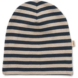 Wheat Navy Stripe 2 Beanie Soft Aidan