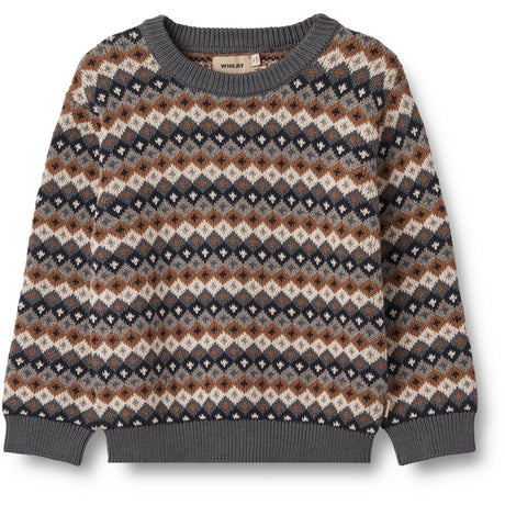 Wheat Multi Jacquard Pullover Elias