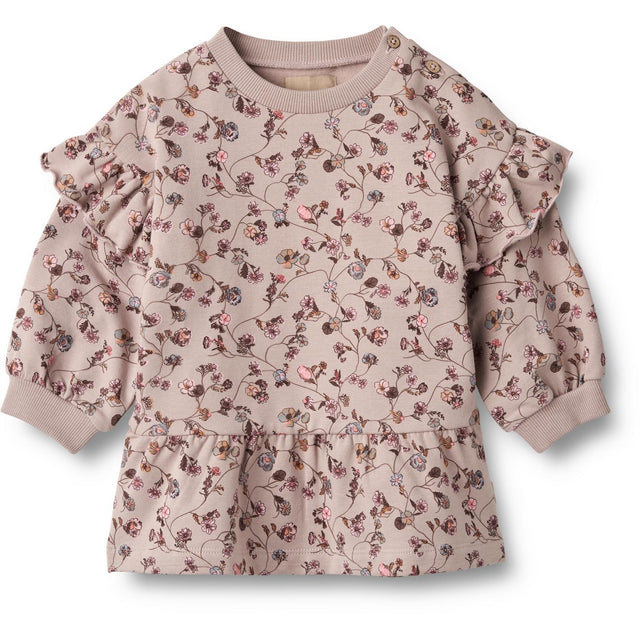 Wheat Dry Rose Flower Vine Sweat Kjole Annika