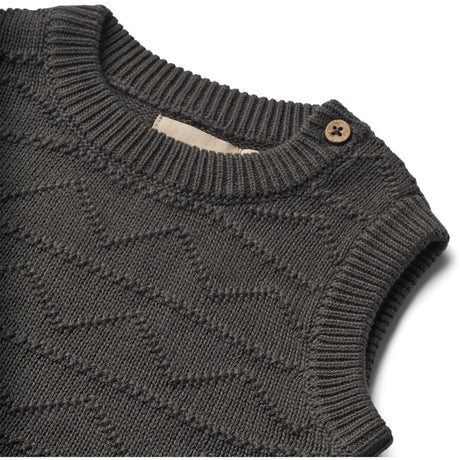 Wheat Raven Knit Vest Bobby