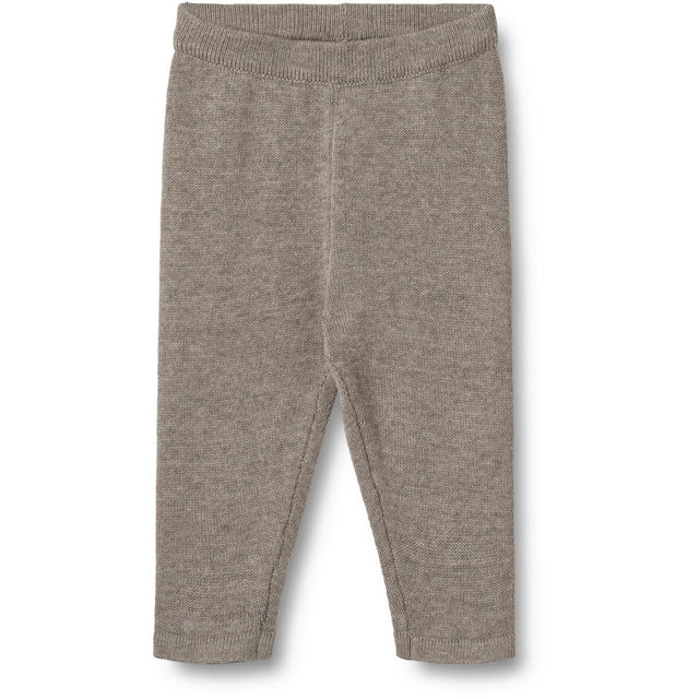 Wheat Warm Grey Melange Knit Bukser Neel