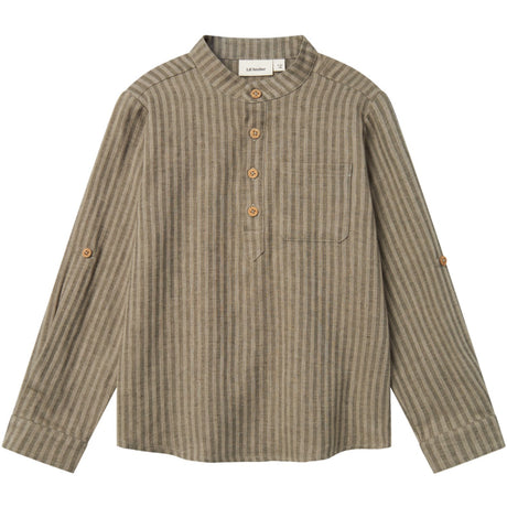 Lil'Atelier Laurel Oak Lanu Loose Skjorte