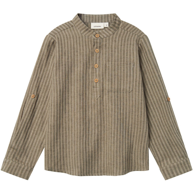 Lil'Atelier Laurel Oak Lanu Loose Skjorte