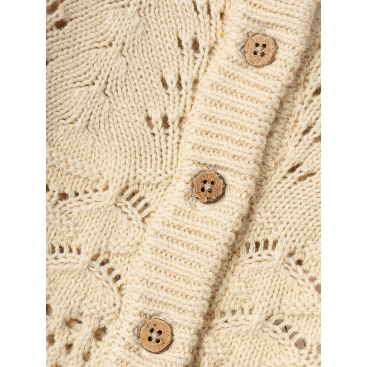 Lil'Atelier Bleached Sand Lale Strik Cardigan 2