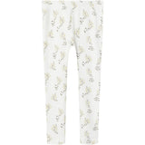 Lil'Atelier Coconut Milk Yellow Flower Gavo Slim Legging