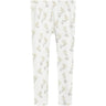 Lil'Atelier Coconut Milk Yellow Flower Gavo Slim Legging