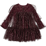 MarMar Ballerina Dotty Deep Mulberry Dionne Dress