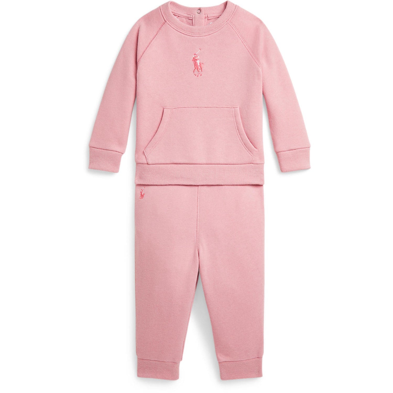 Ralph Lauren Baby Tickled Pink Sweat Set