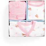 Ralph Lauren Baby White Multi/Pink Bind 3-Pack Gift Box Set 2