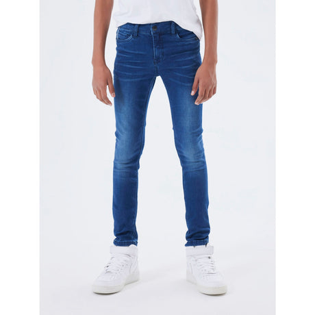 Name It Dark Blue Denim Silas Xslim Jeans Noos