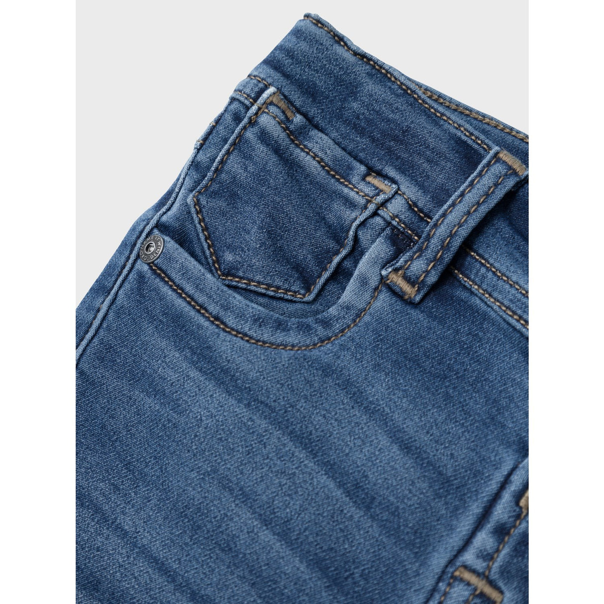 Name It Dark Blue Denim Silas Slim Sweat Jeans Noos