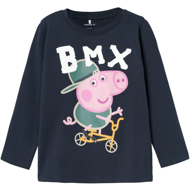 Name It Dark Sapphire Jonin Peppa Pig Blouse