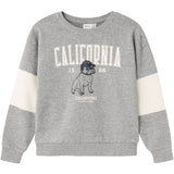 Name It Grey Melange Lomade Loose Sweatshirt