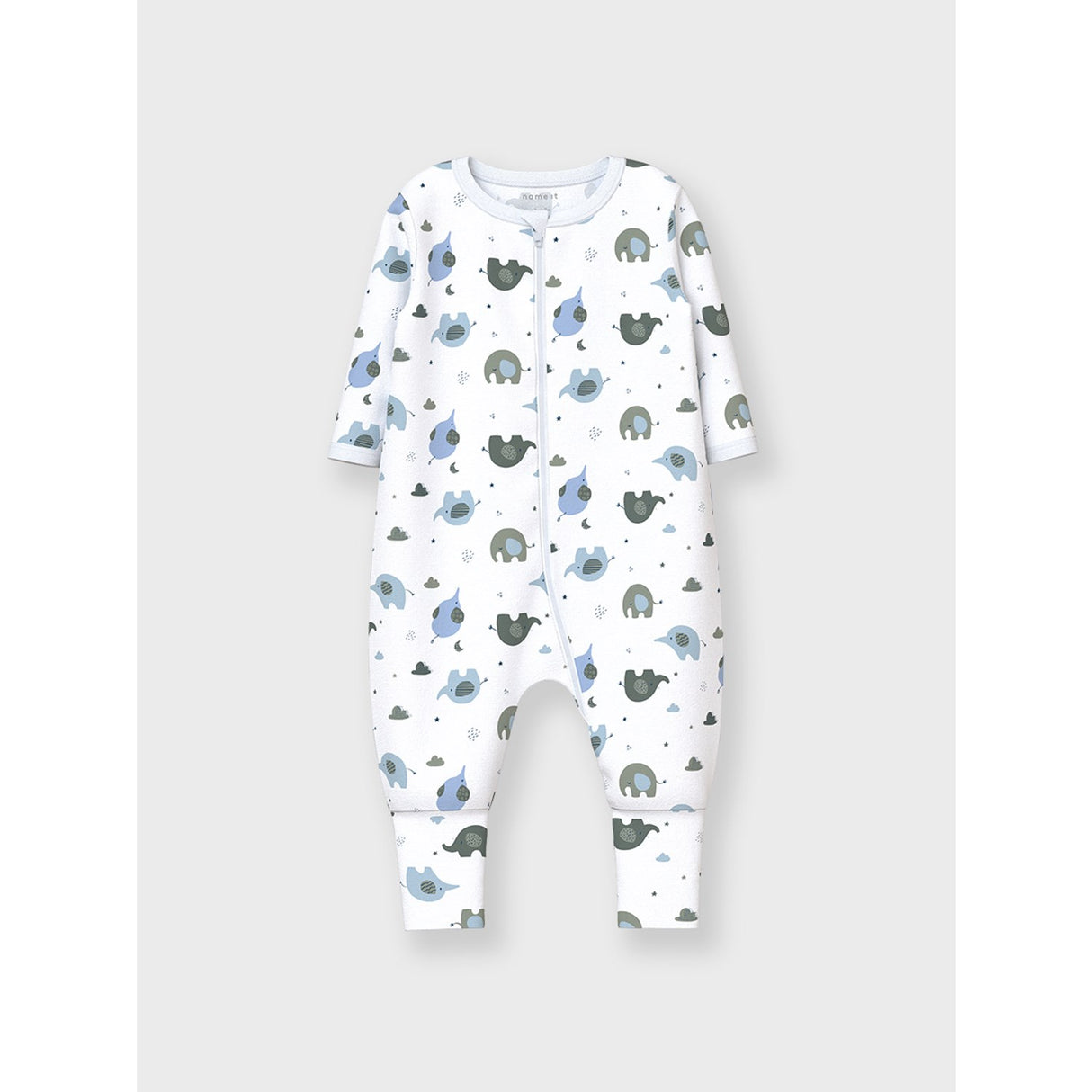 Name It Baby Blue Natdragt 2-pack Zip Elephant Noos 7