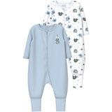 Name It Baby Blue Natdragt 2-pack Zip Elephant Noos