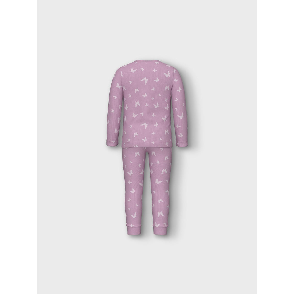 Name It Pink Lavender Pyjamas Pink Butterfly Rib Noos 4