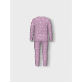 Name It Pink Lavender Pyjamas Pink Butterfly Rib Noos 4