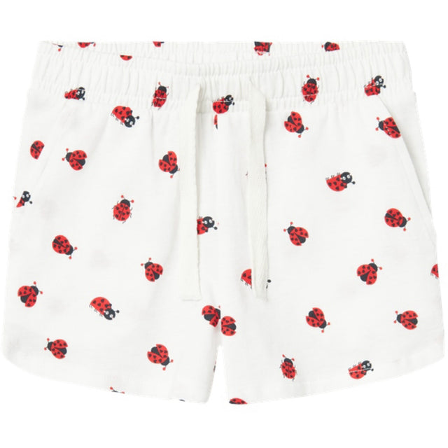 Name It Bright White Ladybugs Vigga Shorts Noos