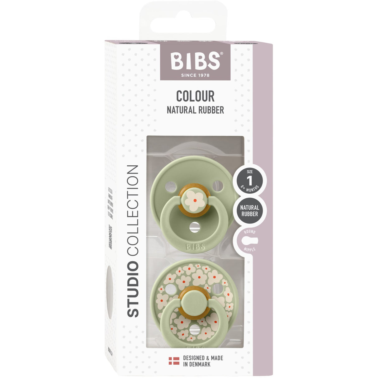 Bibs Sage Mix Studio Colour 2-pack Jasmine Latex 3