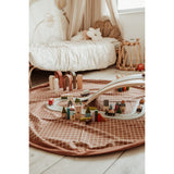 Play&Go Organic Grid Brown 2-in-1 Playmat 9