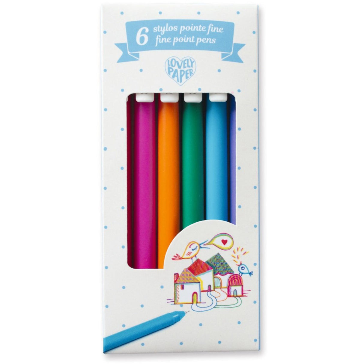 Djeco Gel Pens 6 stk.