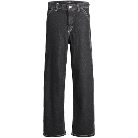 Jack & Jones Junior Black Denim Ialex Carpenter Jeans 056