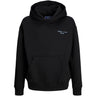 Jack & Jones Junior Black Ornoho Back Graphic Sweat Hoodie