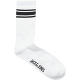 Jack & Jones Junior Bright White Actrey Tennis Strømper 5-pack