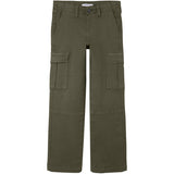 Name It Olive Night Ryan Twill Cargo Bukser Noos