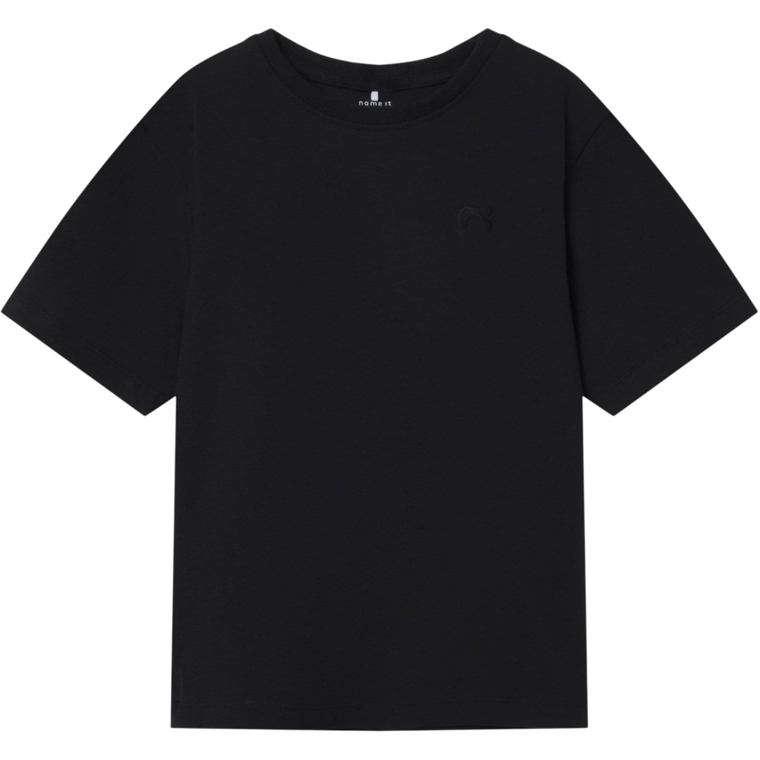 Name It Black Greg Nreg T-Shirt Noos
