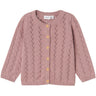 Name It Deauville Mauve Banni Strik Cardigan Noos