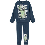 Name It Dark Denim Jinc Minecraft Pyjamas Noos