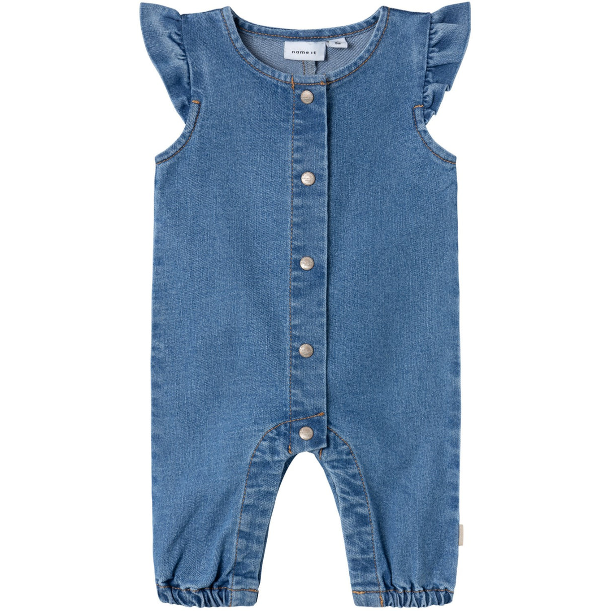 Name It Medium Blue Denim Lola Flæse Denim Sommerdragt