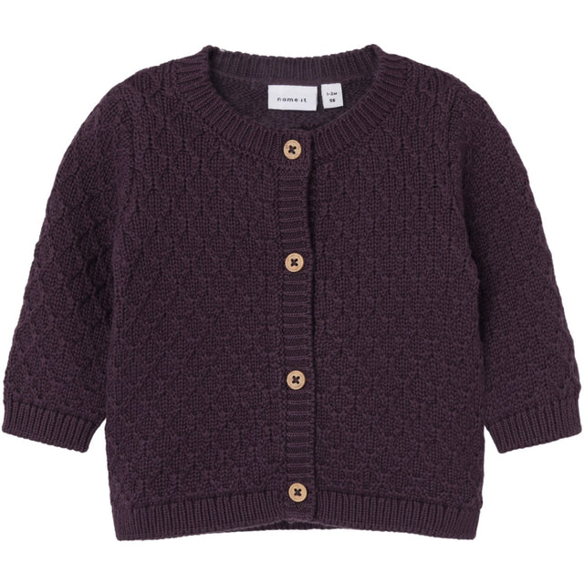 Name It Plum Perfect Lomille Strik Cardigan