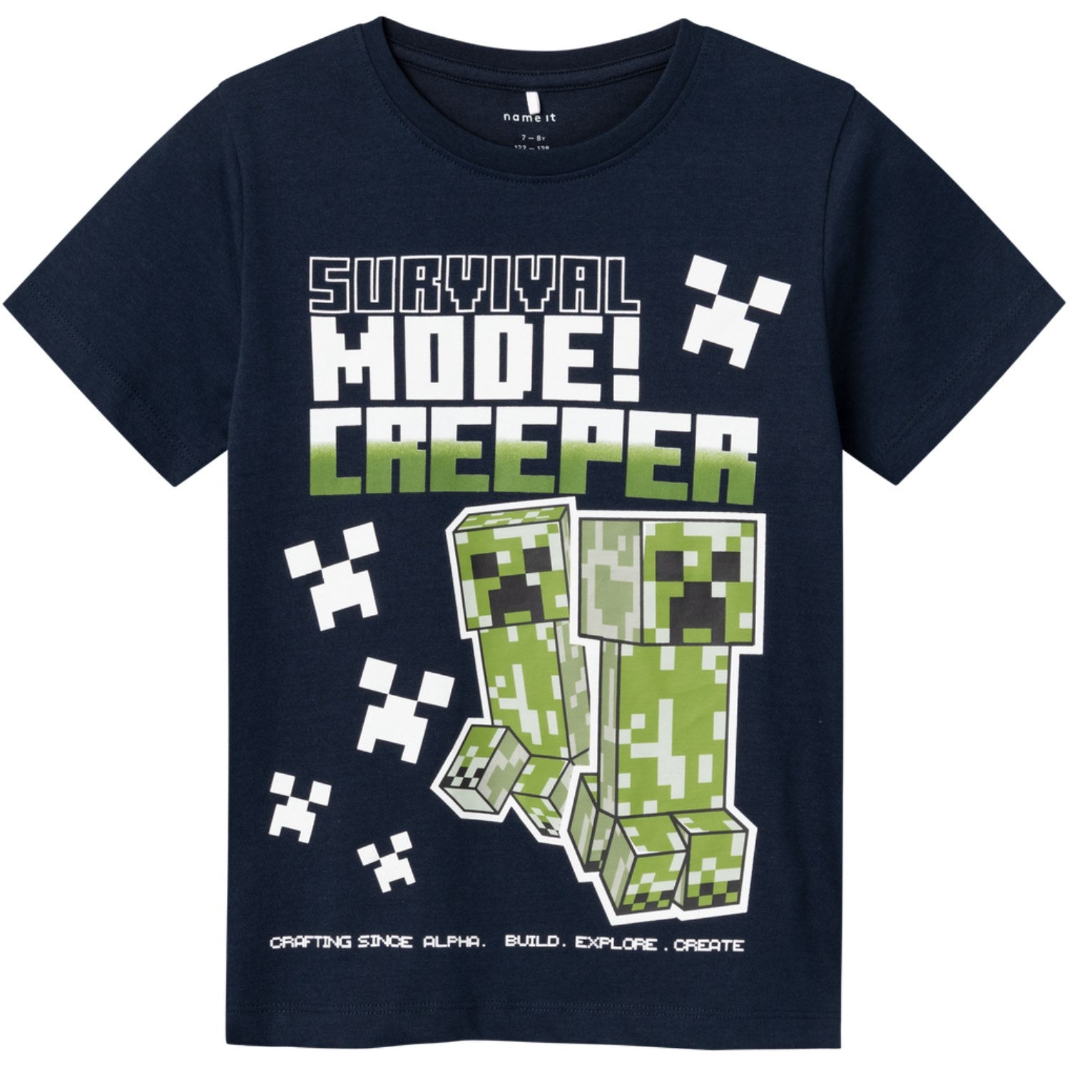 Name It Dark Sapphire Mylius Minecraft T-Shirt Noos