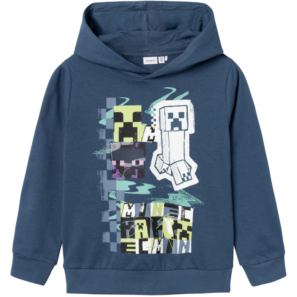 Name It Dark Denim Jiro Minecraft Sweatshirt Noos