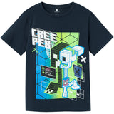 Name It Dark Sapphire Joshi Minecraft T-Shirt