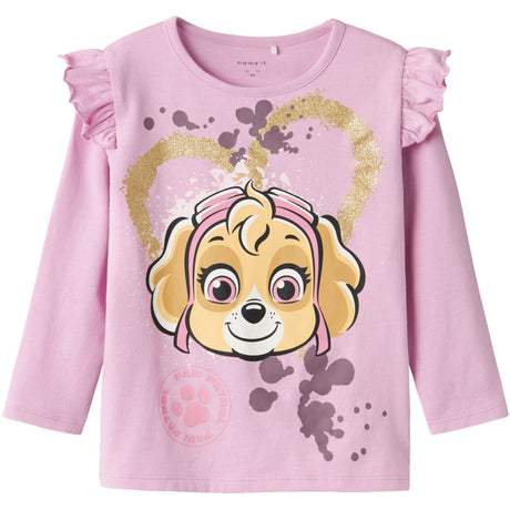 Name It Pastel Lavender Jutte Paw Patrol Bluse Noos