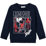 Name It Dark Sapphire Jessie Spiderman Sweatshirt Noos