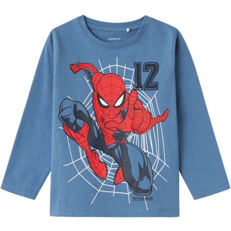 Name It Coronet Blue Jaris Spiderman Bluse