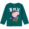 Name It Antique Green Jonin Peppa Pig Blouse