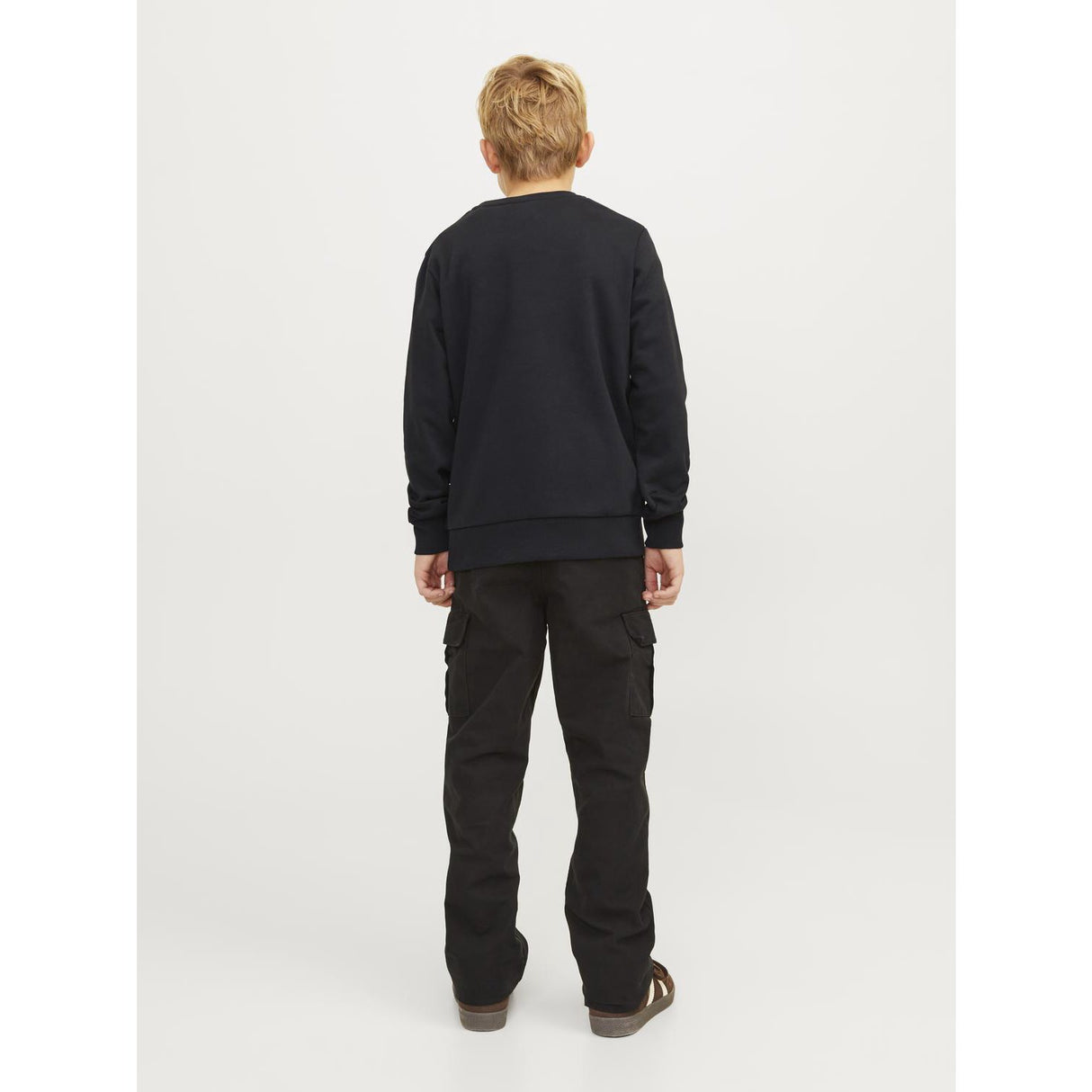 Jack & Jones Junior Black caleb Varsity Sweatshirt