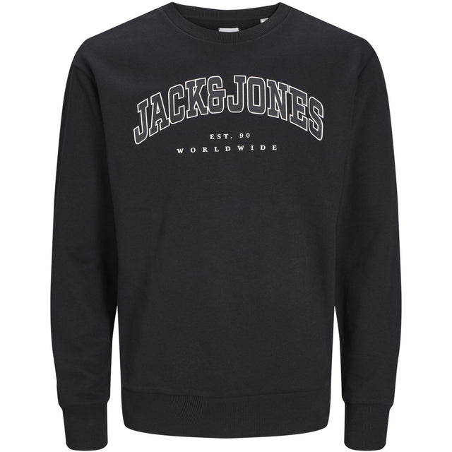 Jack & Jones Junior Black caleb Varsity Sweatshirt